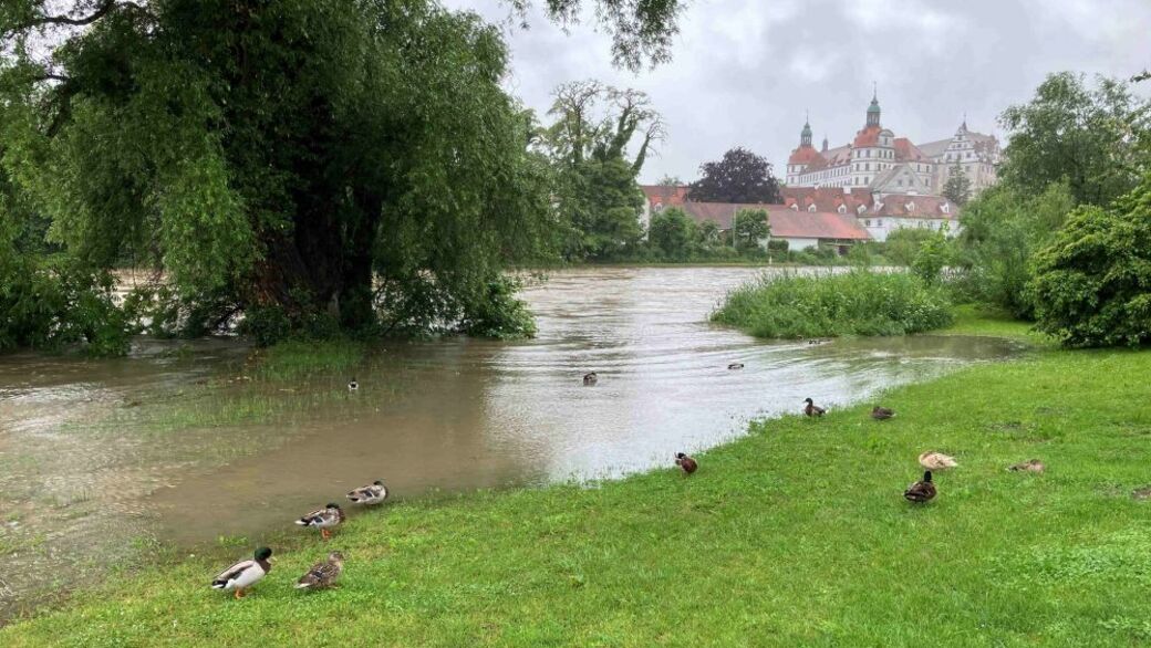 Dammbruch in Ebenhausen Werk und Gefahr von Dammbruch in Manching!
