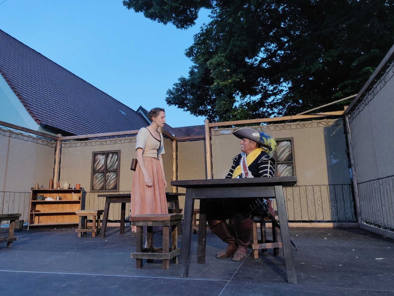 Festspielverein, Rennertshofen, Bircks, Hunner, Bluthochzeit, Susanna, Hildegard, Alfred, © Diana Strassburg